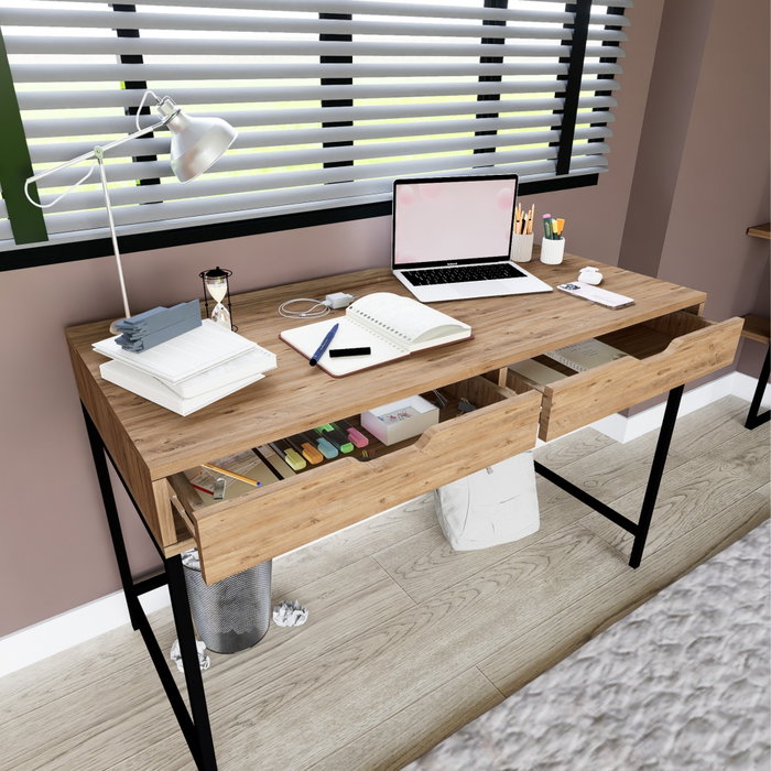 Hanah Home Atlas 1600-61 Escritorio de Estudio Atlantic Pine Hanah Home Atlas 1600-61 Escritorio de Estudio Atlantic Pine